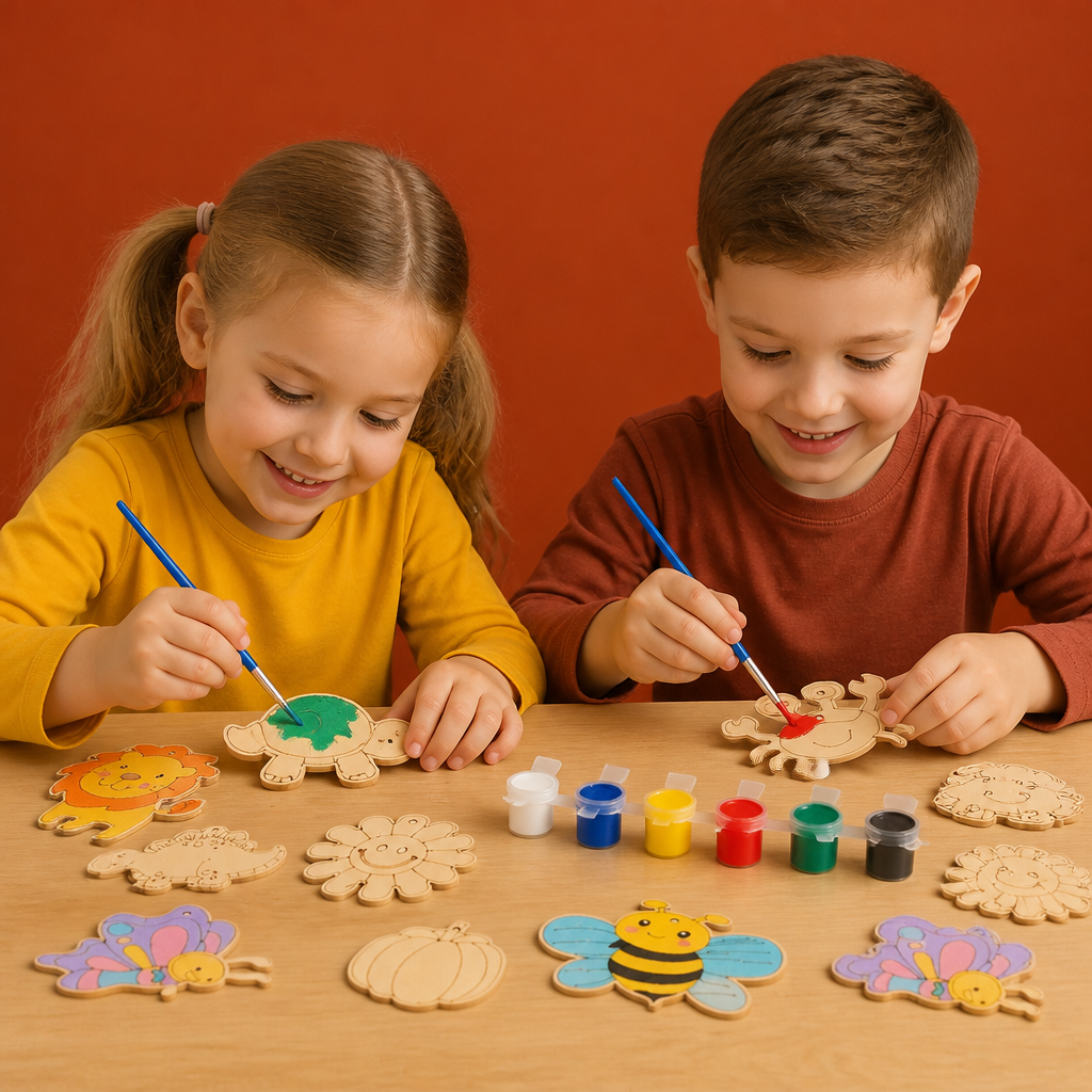 DIY Wooden Paint & Play Craft Kit for Kids