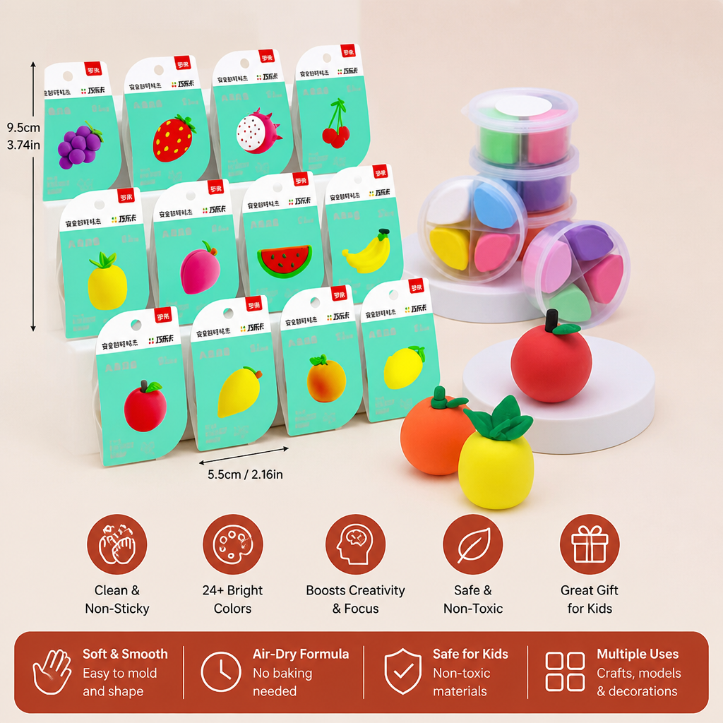 DIY Air Dry Clay Craft Kits for Kids