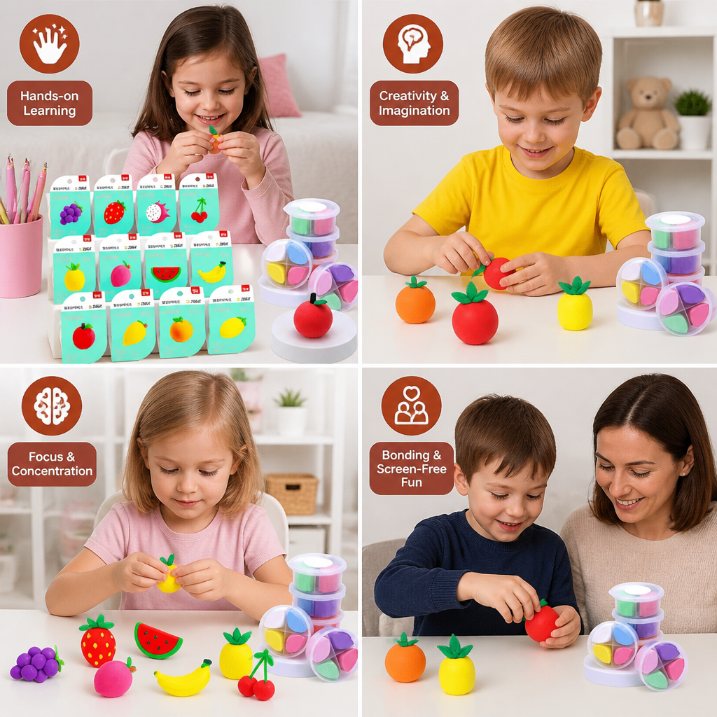 DIY Air Dry Clay Craft Kits for Kids