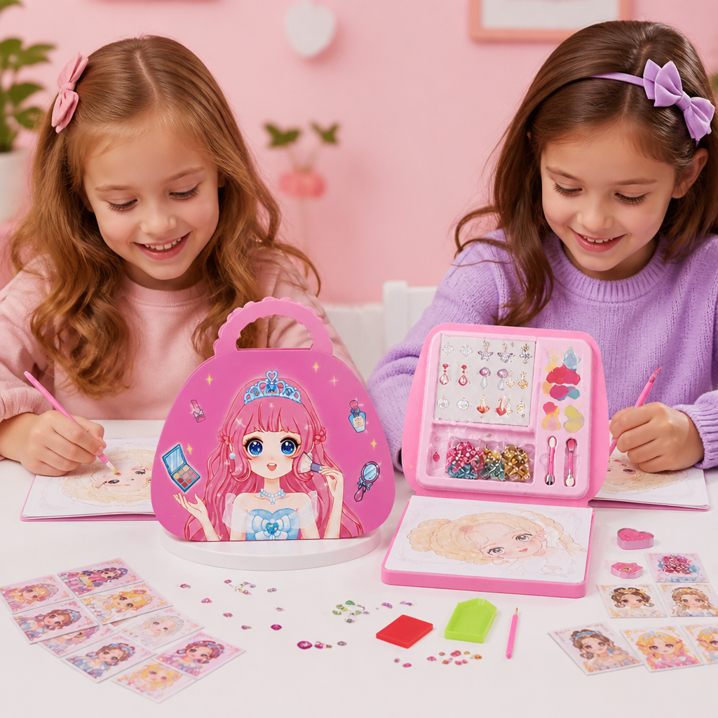 Princess Diamond Painting & Foil Art Book Craft Kit
