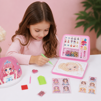 Princess Diamond Painting & Foil Art Book Craft Kit