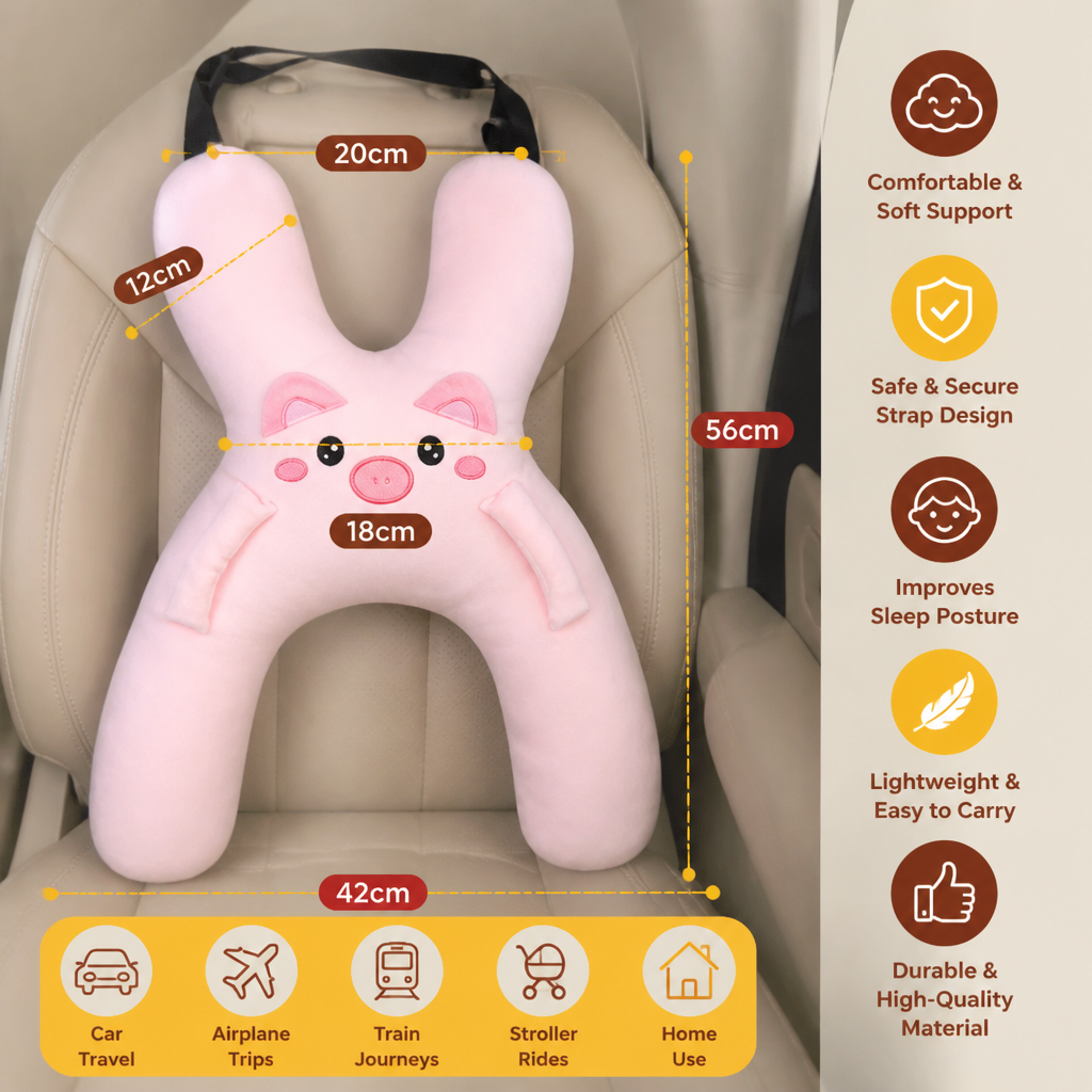 Kids Travel Sleep Support Pillow