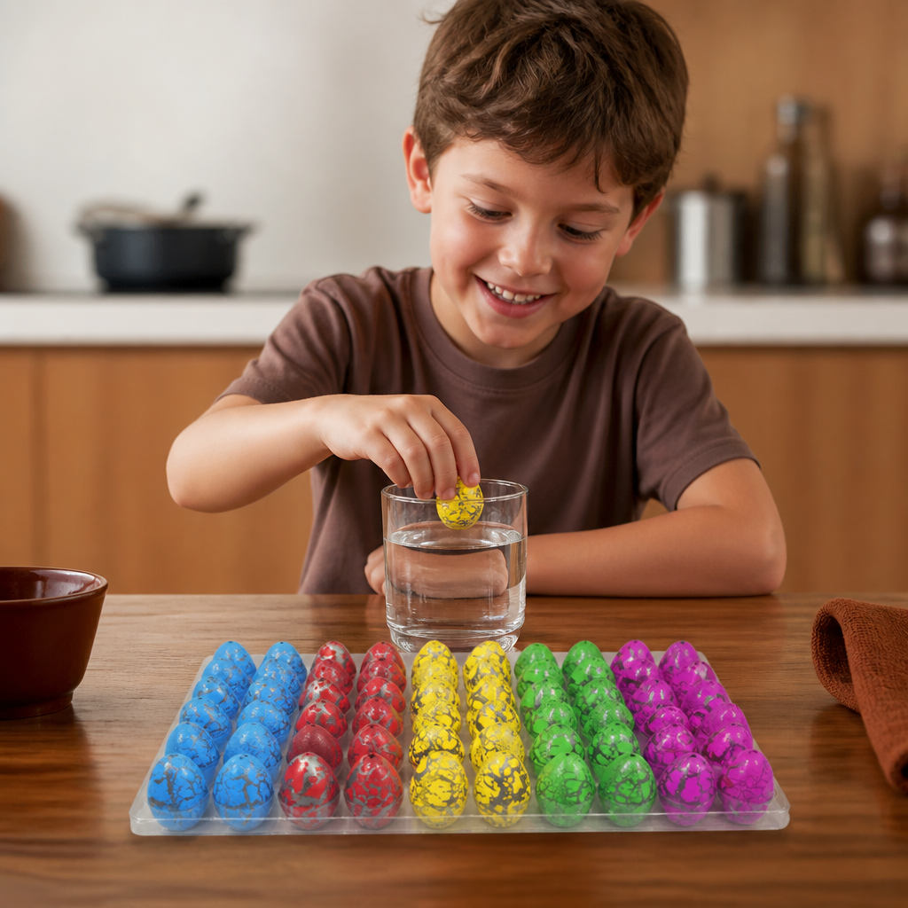 Hatching Dinosaur Egg Kit – Grow-in-Water Dino Eggs with Surprise Toys