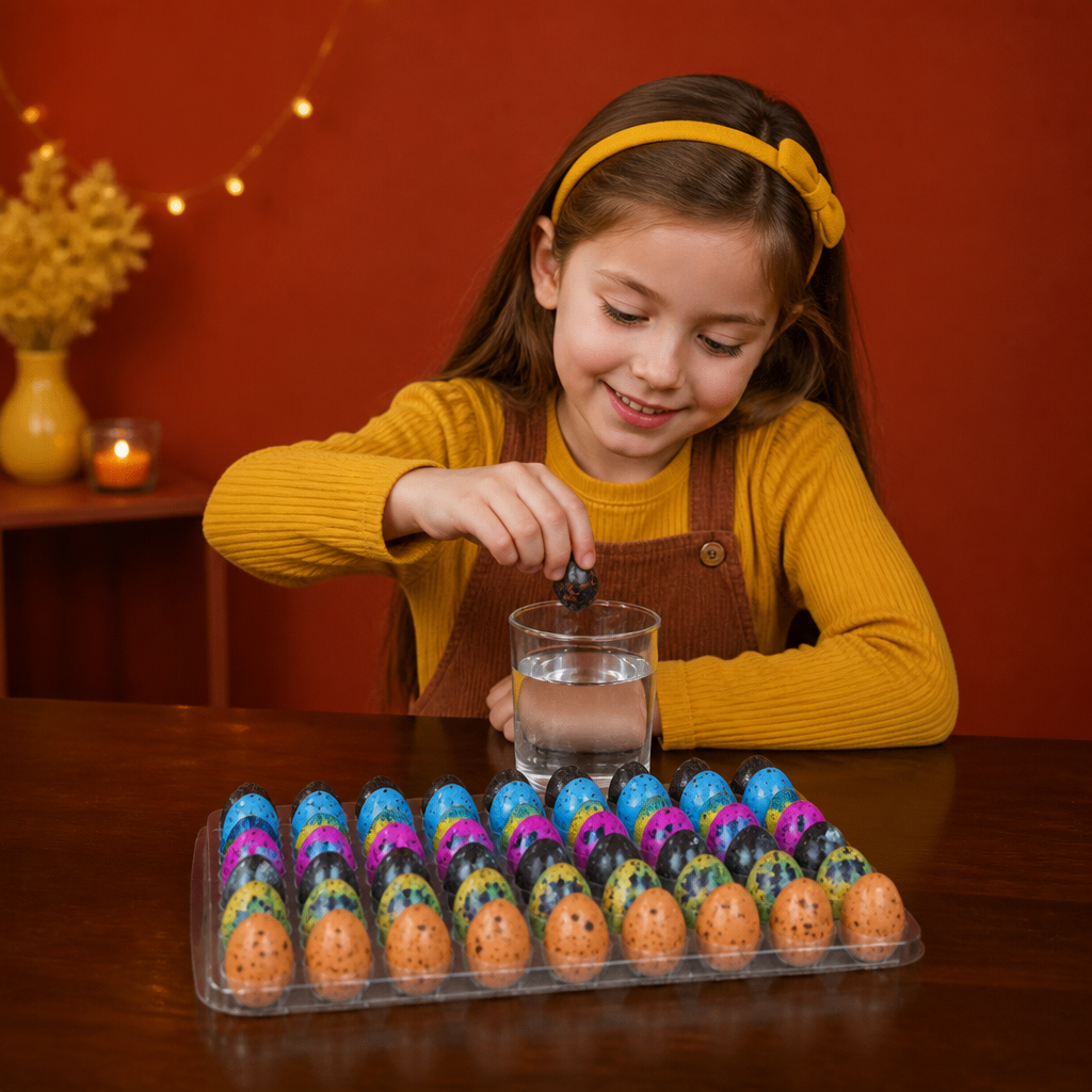 Hatching Dinosaur Egg Kit – Grow-in-Water Dino Eggs with Surprise Toys