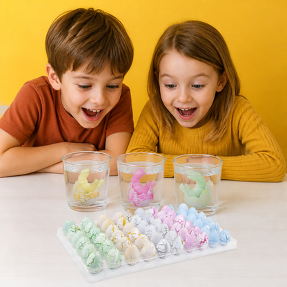 Hatching Dinosaur Egg Kit – Grow-in-Water Dino Eggs with Surprise Toys