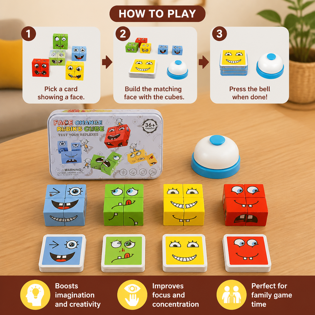 FaceCube - Family Game Set
