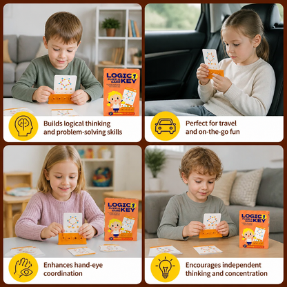 Logic key puzzle game for kids