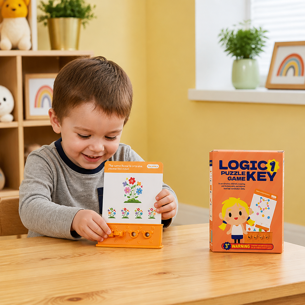 Logic key puzzle game for kids
