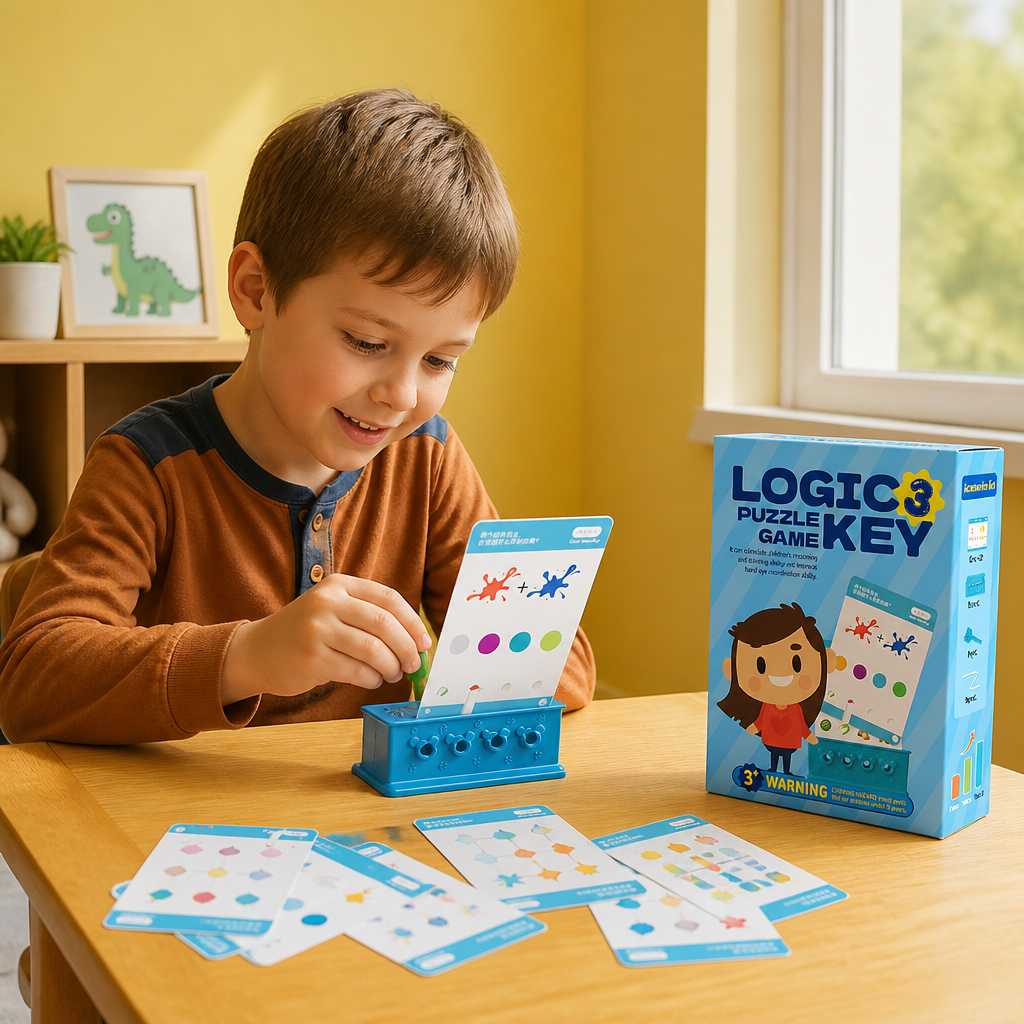 Logic key puzzle game for kids