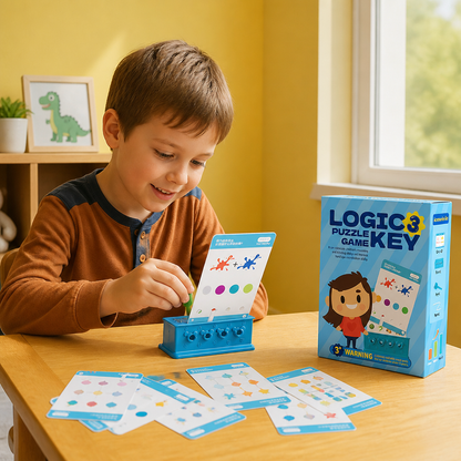 Logic key puzzle game for kids