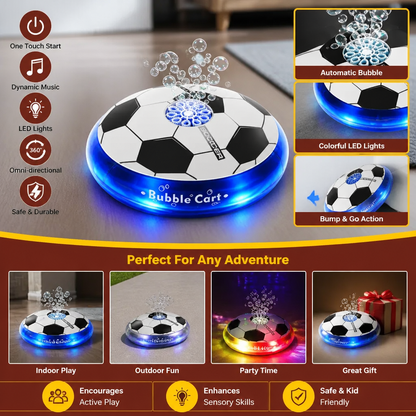 Remote Control Soccer Bubble Ball with Lights & Music