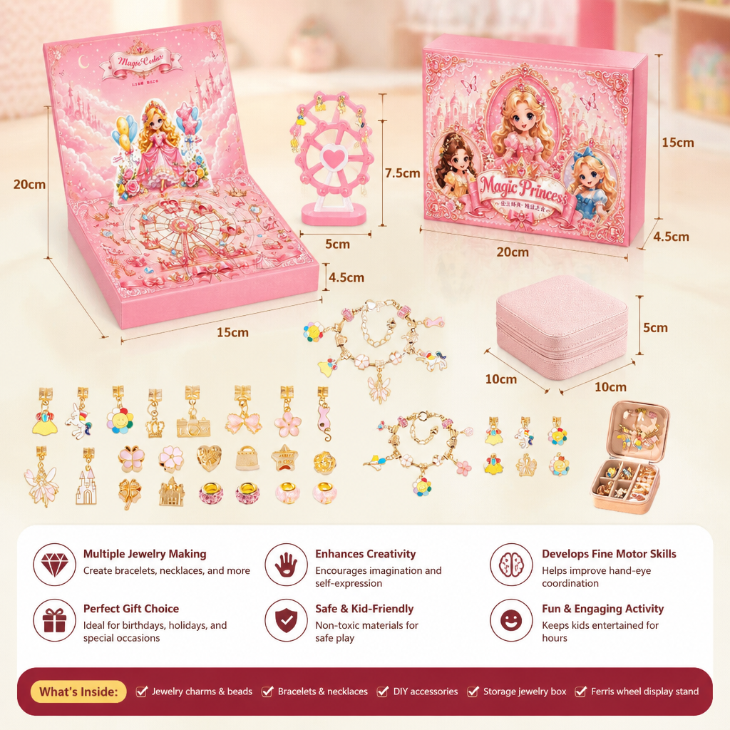 Princess DIY Jewelry & Bracelet Making Advent Calendar