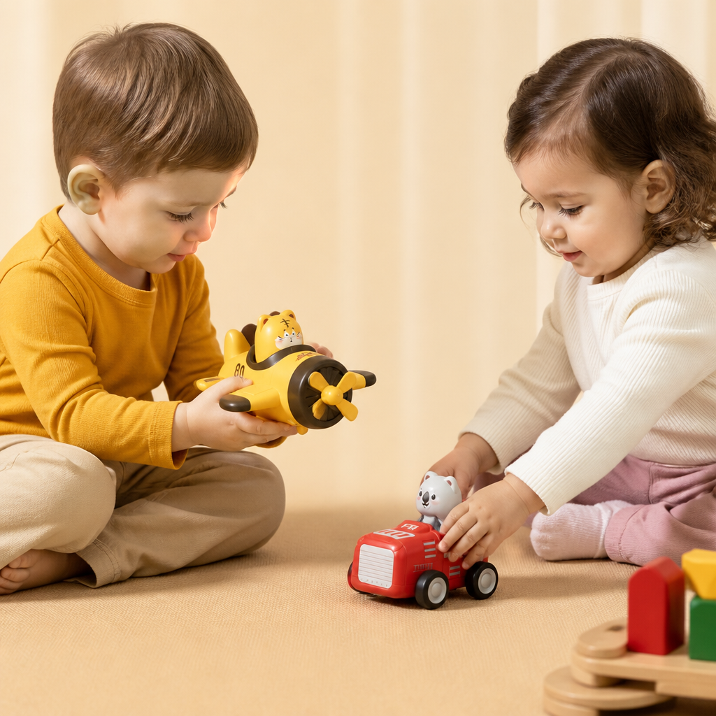 Press & Go Animal Airplane & Truck Toy for Kids