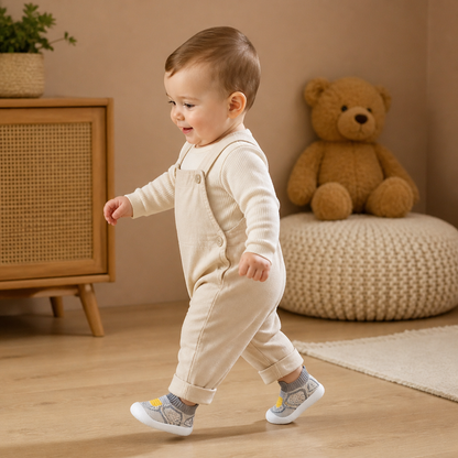 Soft Knit Anti-Slip Baby Sock Shoes for First Steps