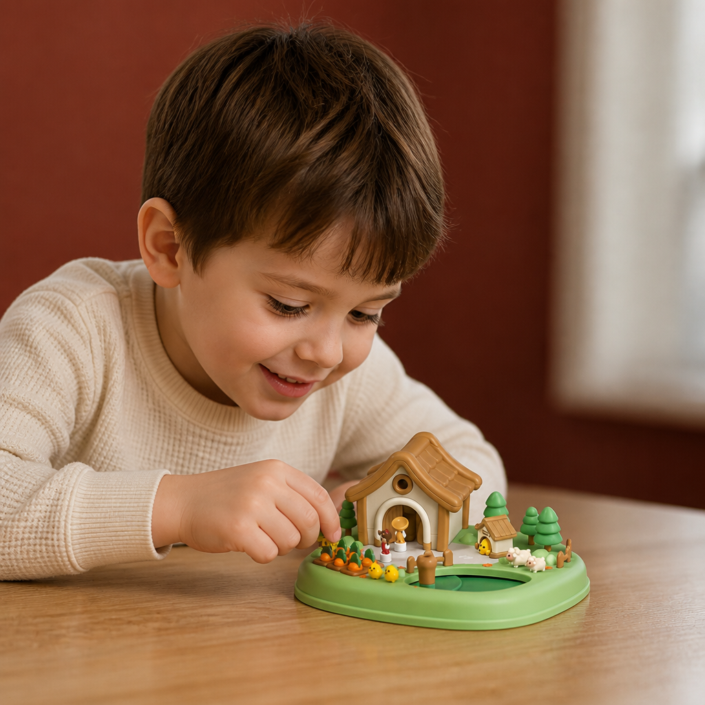 Magnetic Dream Castle & Garden Playset for Kids