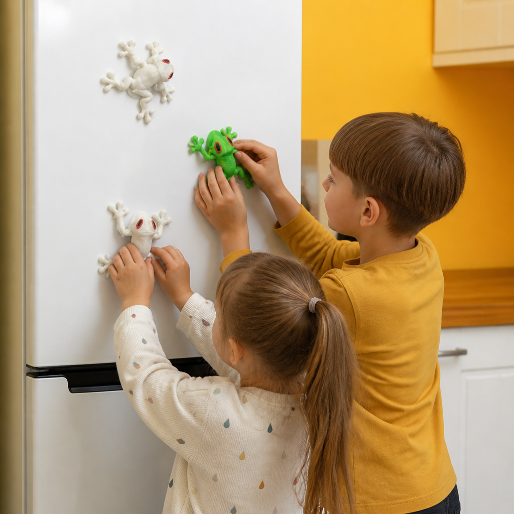 3D Printed Magnetic Flexible Frog Fidget Toy