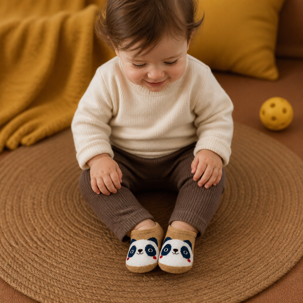 Non-Slip Cartoon Sock Shoes for Babies & Toddlers
