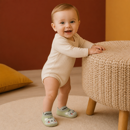 Non-Slip Cartoon Sock Shoes for Babies & Toddlers