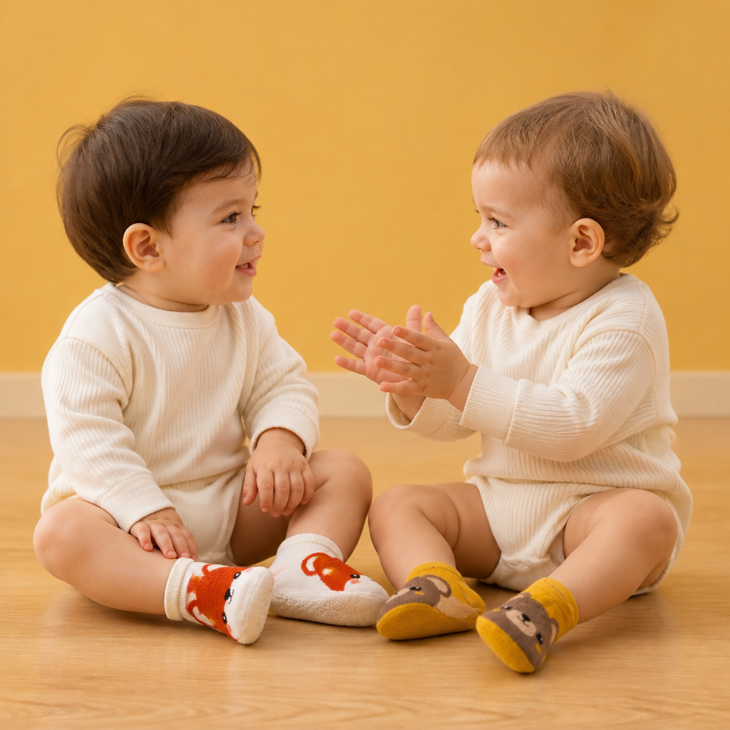 Non-Slip Cartoon Sock Shoes for Babies & Toddlers