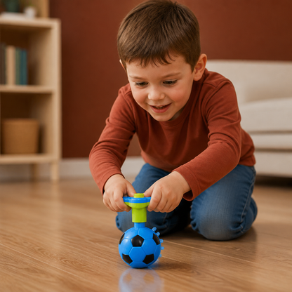 Interactive Light-Up Musical Spinning Top Toy for Kids