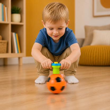 Interactive Light-Up Musical Spinning Top Toy for Kids