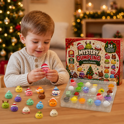 Mini Dumpling Squishy Toy Advent Calendar