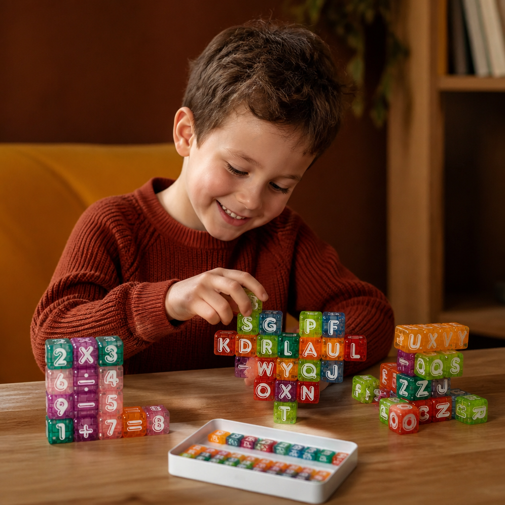 40-Piece Magnetic Letters & Numbers Learning Set – Montessori STEM Toy for Kids