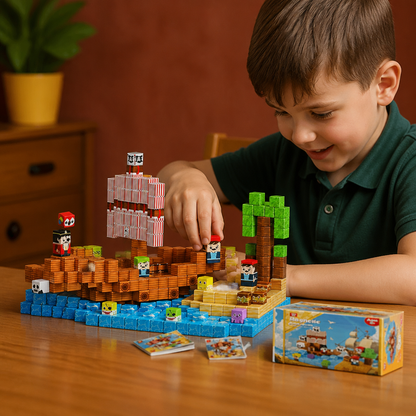 100-Piece Magnetic Building Cube Set – Montessori STEM Construction Toy for Kids