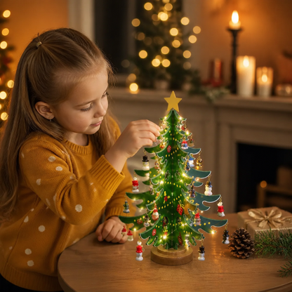 24-Day Mini Christmas Tree Ornament Advent Calendar for Kids