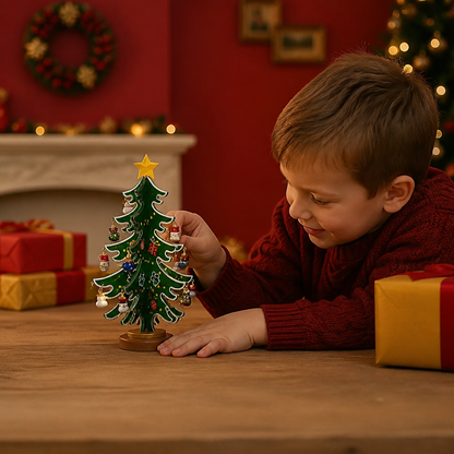 24-Day Mini Christmas Tree Ornament Advent Calendar for Kids