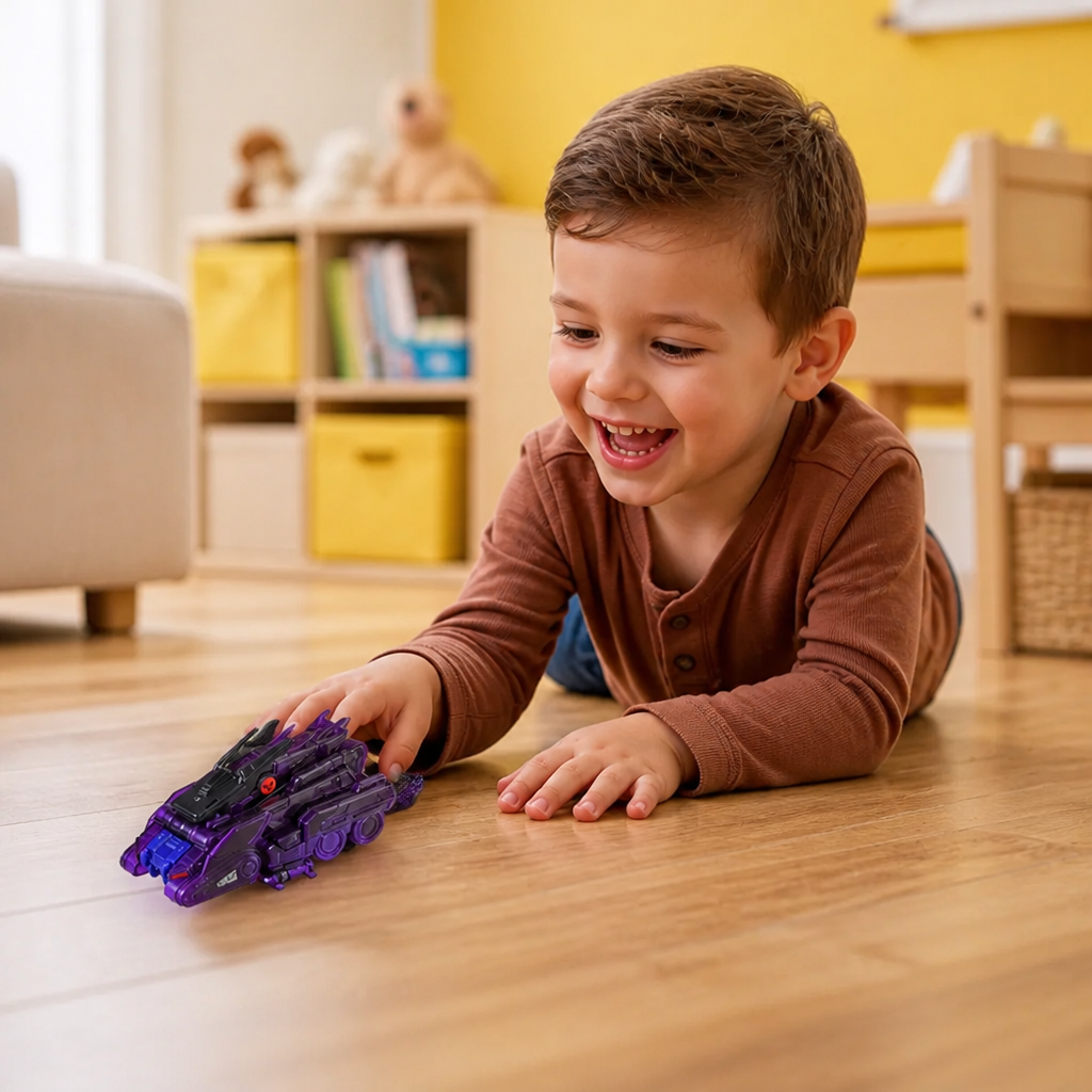 Jumping Transforming Racing Car Toy