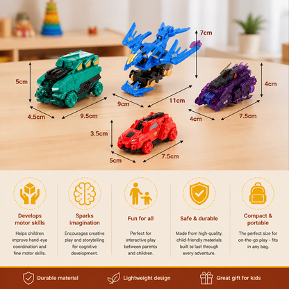 Jumping Transforming Racing Car Toy