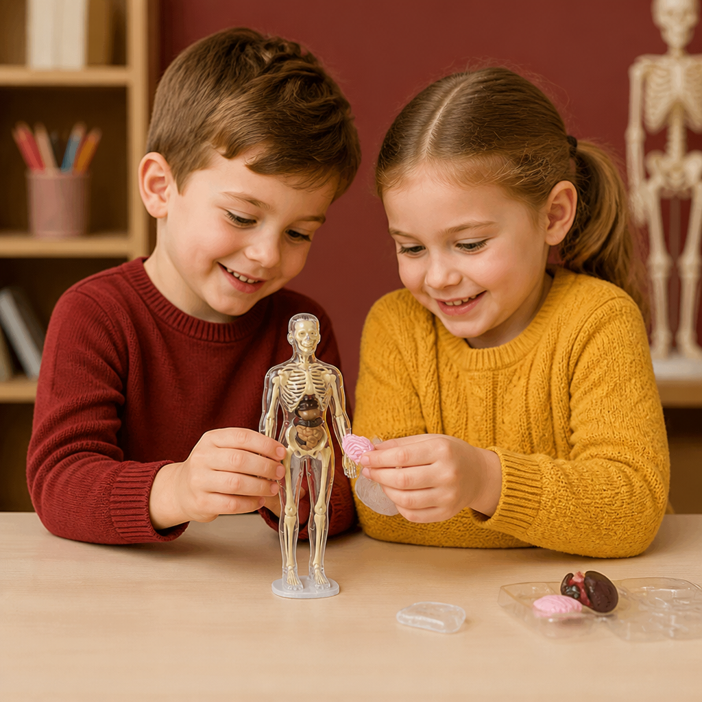Human Body Anatomy STEM Learning Kit with Assemble-Your-Own Organ Model