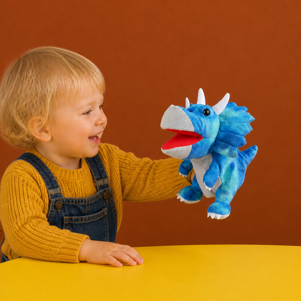 Funny Dinosaur Plush Hand Puppet