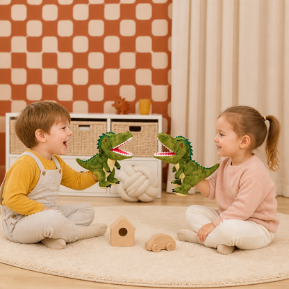 Funny Dinosaur Plush Hand Puppet
