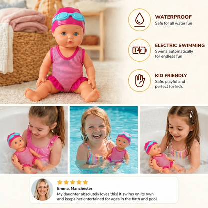 Swimming Baby Doll – Waterproof Electric Pool Toy for Kids