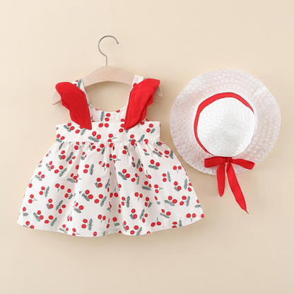 Sweet Orchard Dress Set & Hat
