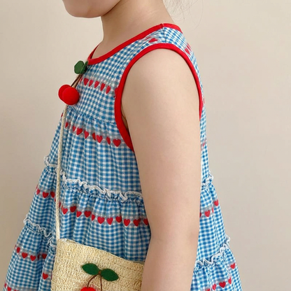 Cherry Picnic Dress Set