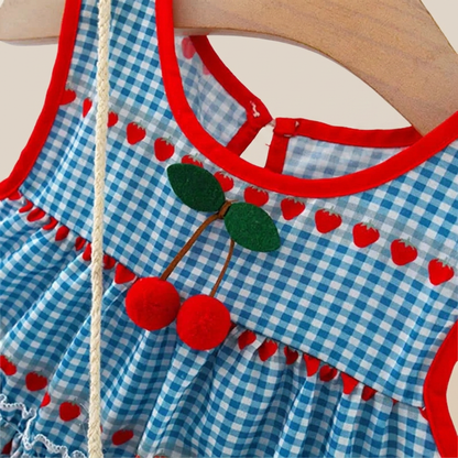 Cherry Picnic Dress Set