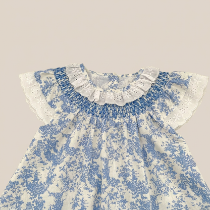 Timeless Blue Toile Dress