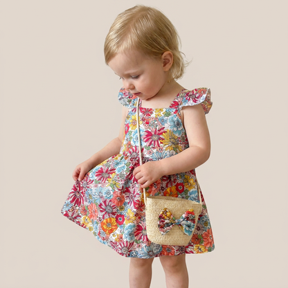 Vintage Meadow Dress Set & Bag