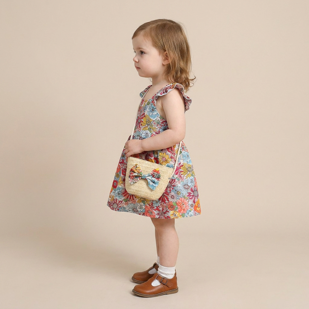 Vintage Meadow Dress Set & Bag