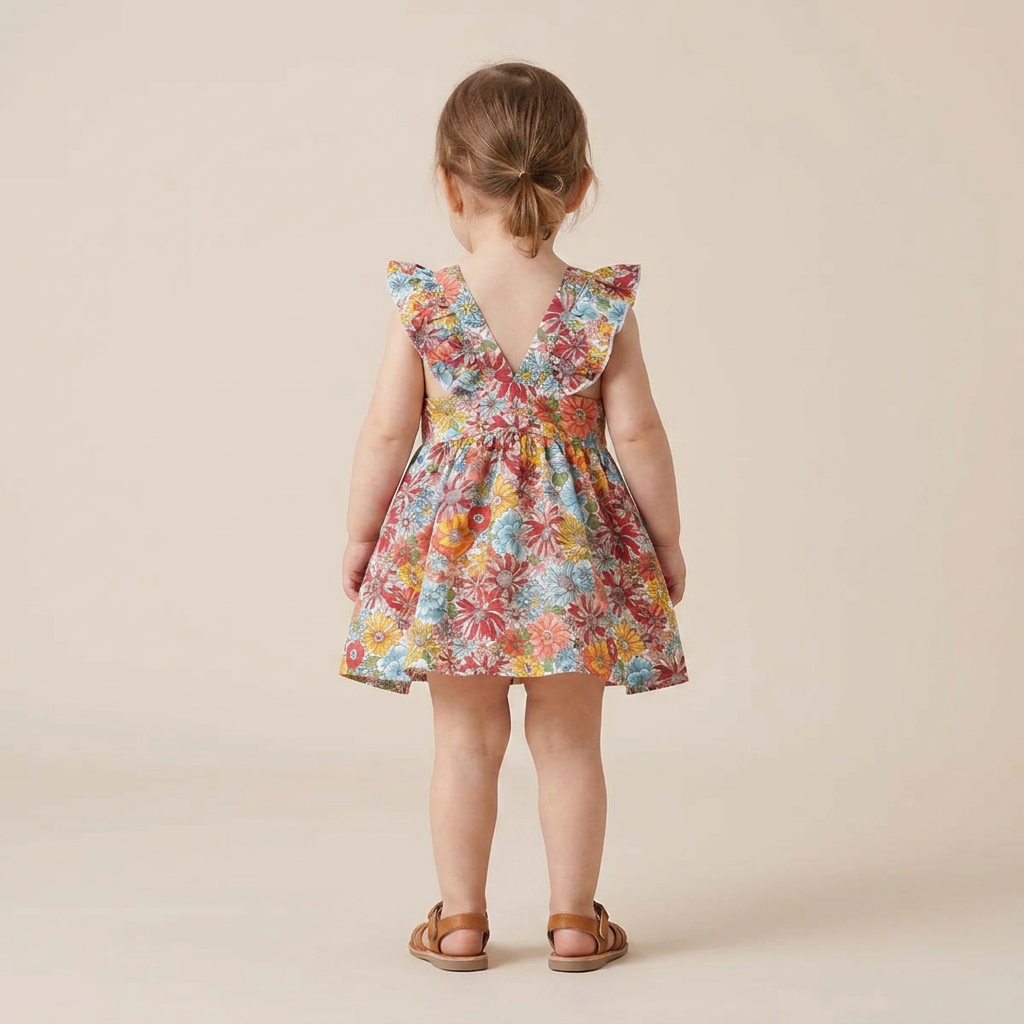 Vintage Meadow Dress Set & Bag