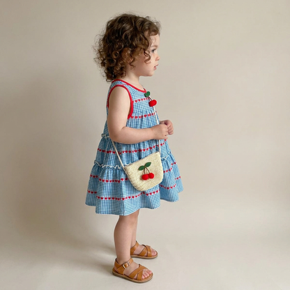 Cherry Picnic Dress Set