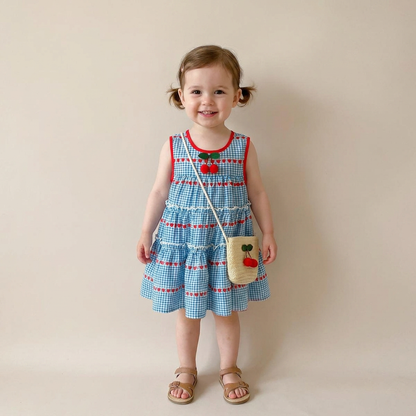 Cherry Picnic Dress Set