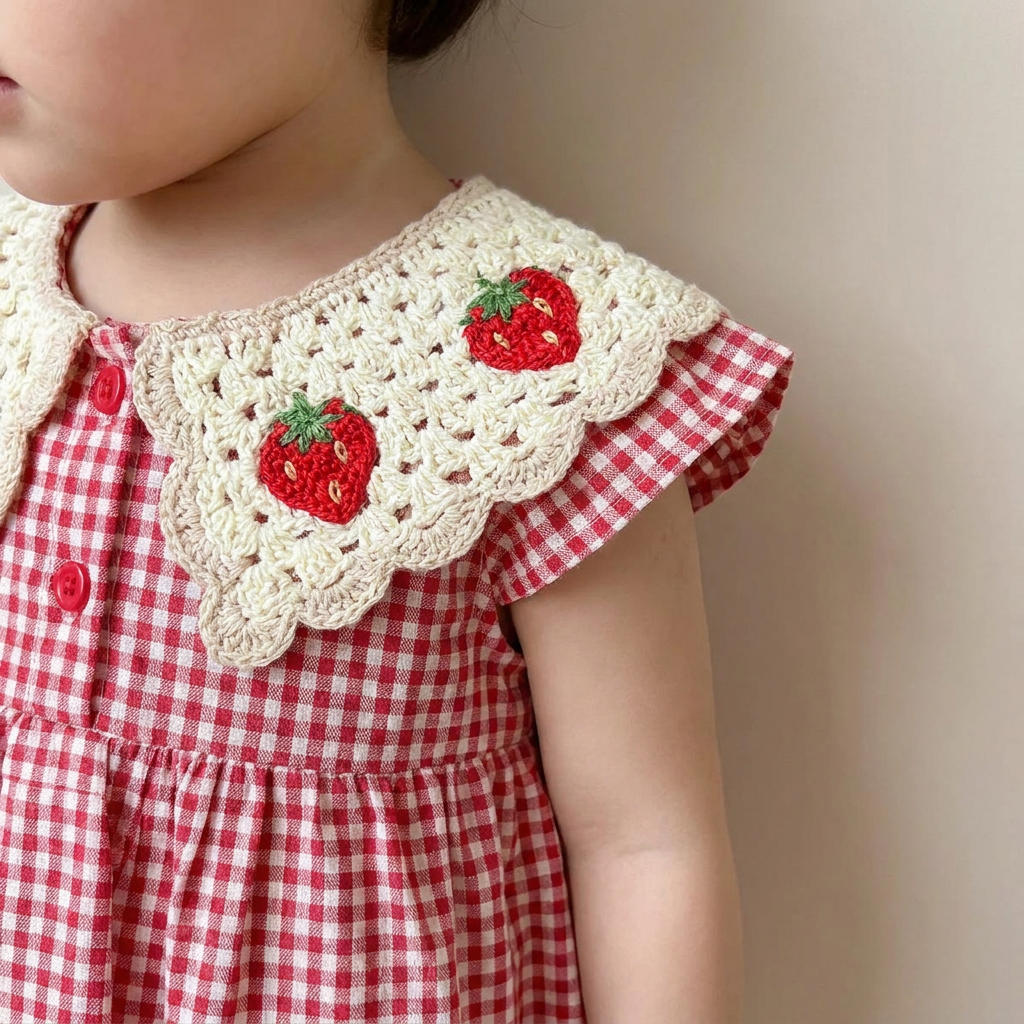 Strawberry Picnic Dress