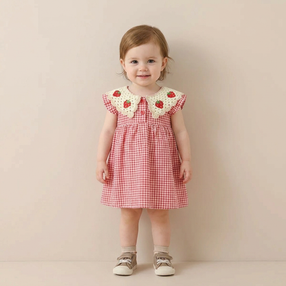 Strawberry Picnic Dress