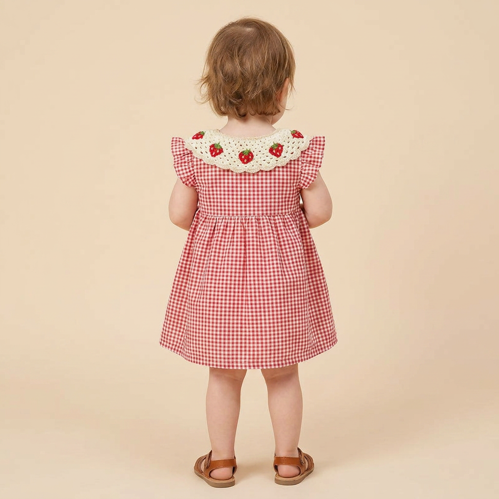 Strawberry Picnic Dress