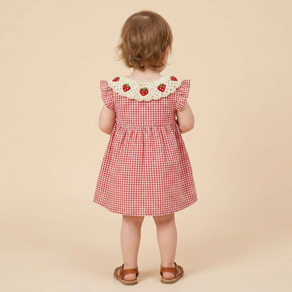 Strawberry Picnic Dress