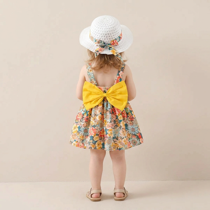 Meadow Bow Dress Set & Hat